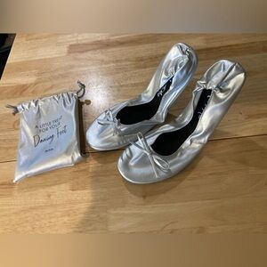 Miss to Mrs dancing slippers for the bride. New & never worn